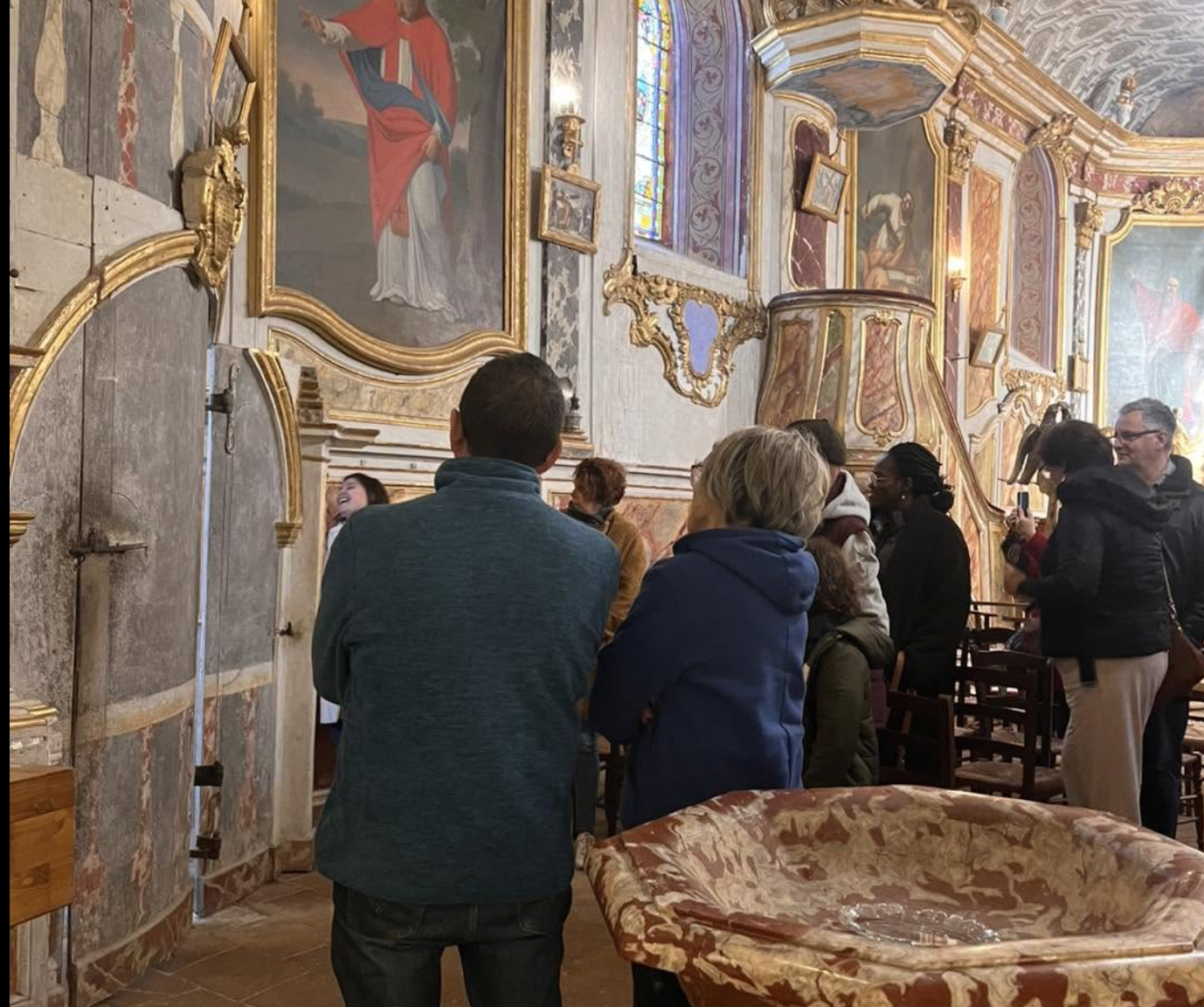 Visite guidée à l'église de Lachapelle